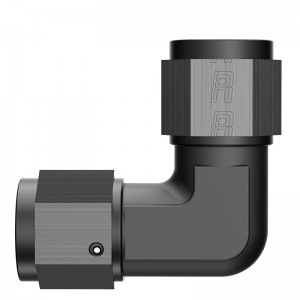 Naine naisele 90 kraadi pöörlev haakeseade paigaldusadapter Union Anodeeritud alumiinium